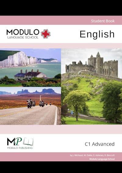 Modulo'sหนังสือเรียนอังกฤษ C1 ของคอร์สโมดูโล่ ไลฟ์
